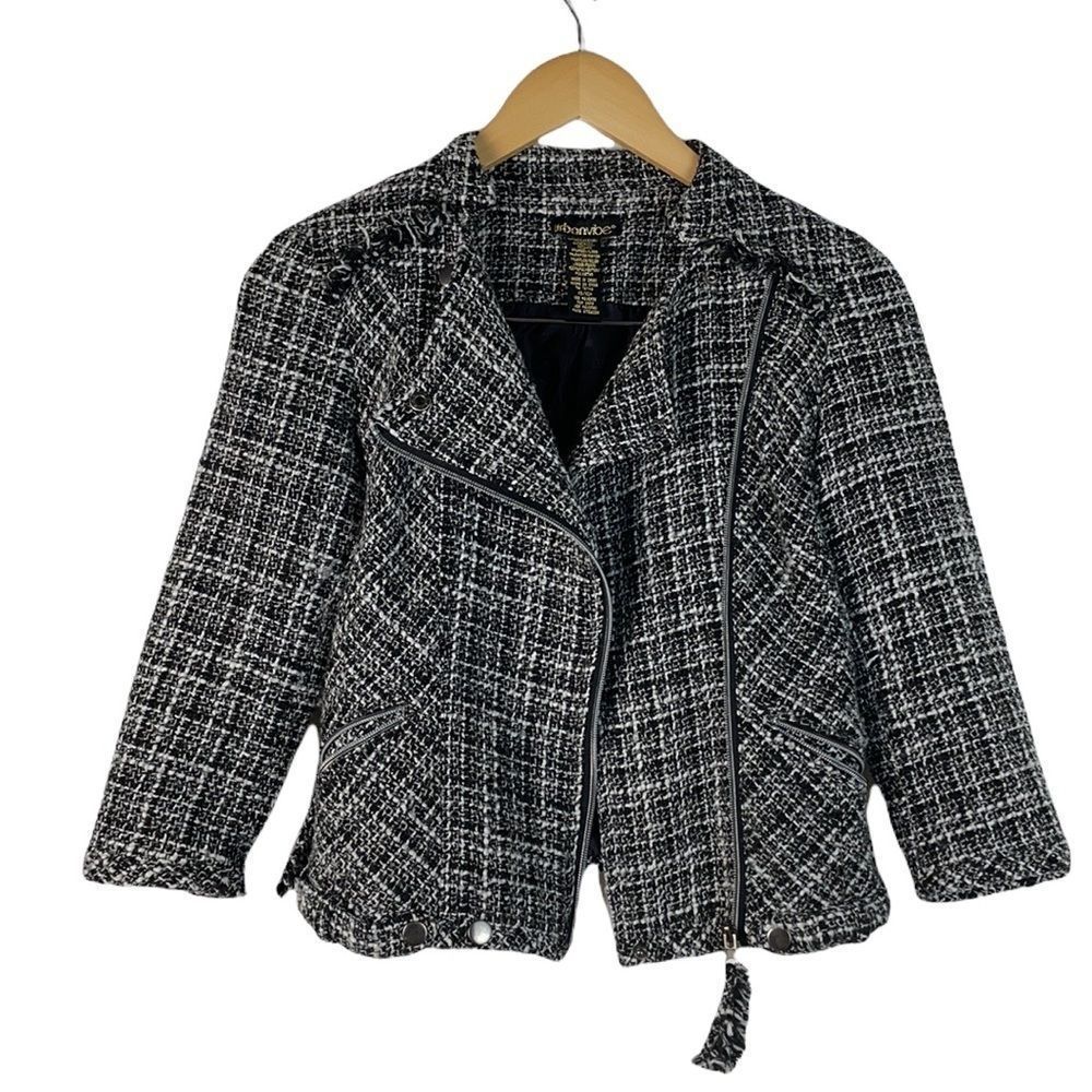 Urban Vibe Women| Ladies Long Sleeve Tweet Jacket Size XS